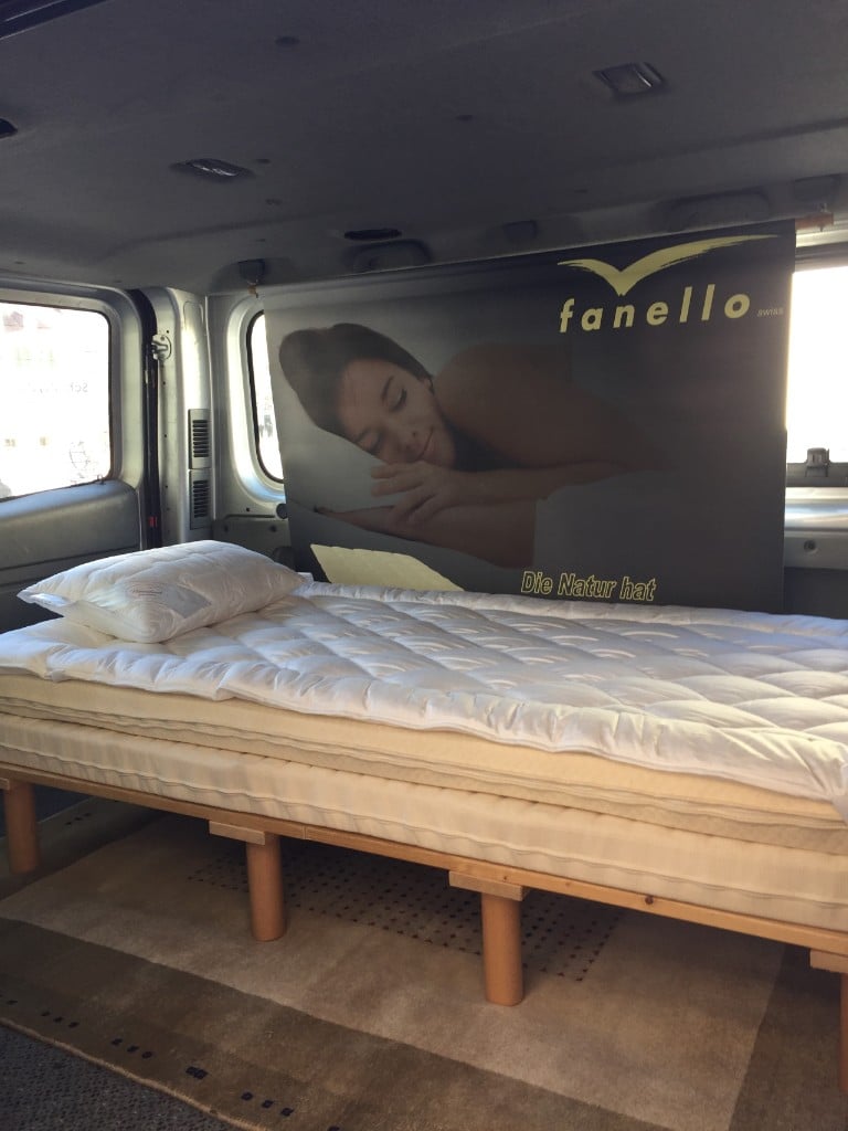 Natura Natur-Boxspringbett ohne Federkern-Metall